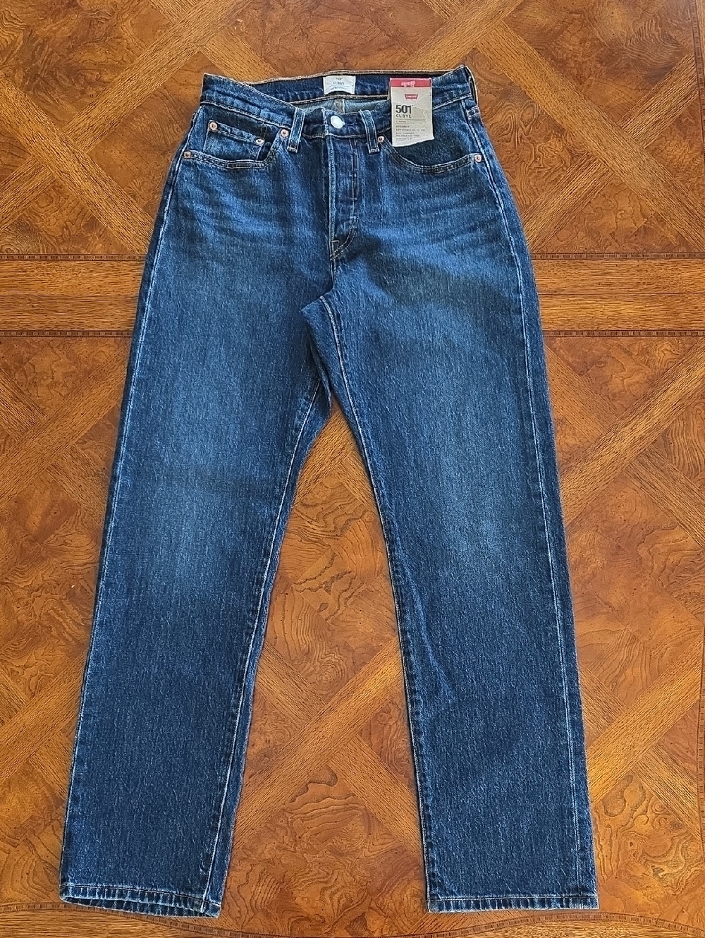 Levi's Women's 501 Curve Straight Leg Stretch Jeans - Mild Salsa - 27 X 30 - NEW